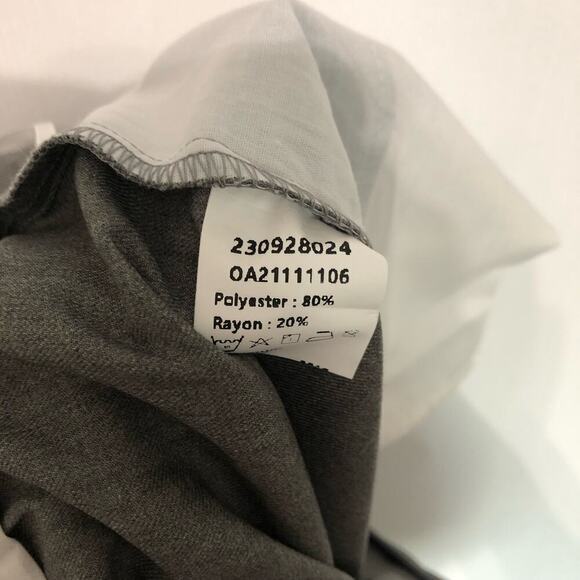 Commense Women's Oversized High Waisted Pleated Front Trousers Pants Gray Small - Picture 9 of 13